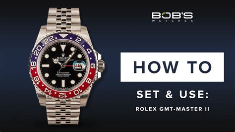 change gmt hand rolex|Rolex watch setting instructions.